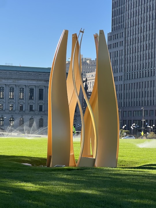 Flames Sculpture