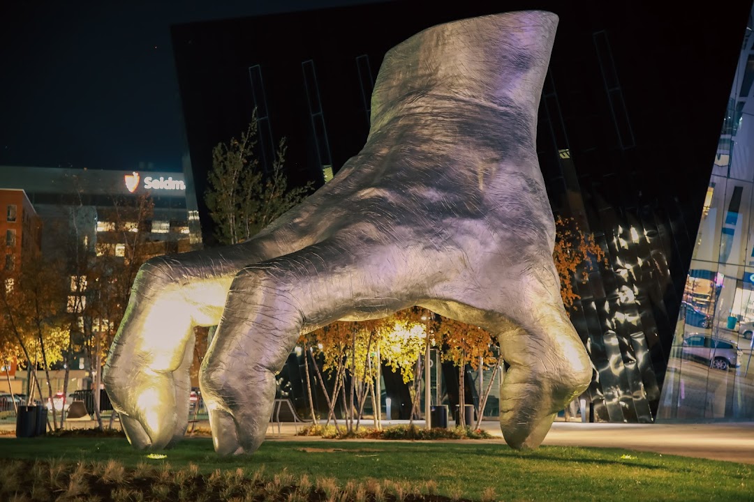 "Judy's Hand" by Tony Tasset