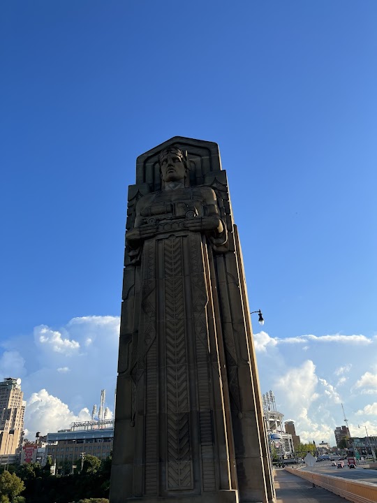 Guardians of Traffic Sculpture (1932) by Henry Hering